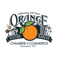 Celebrating 100 Years Orange CA Chamber of Commerce logo
