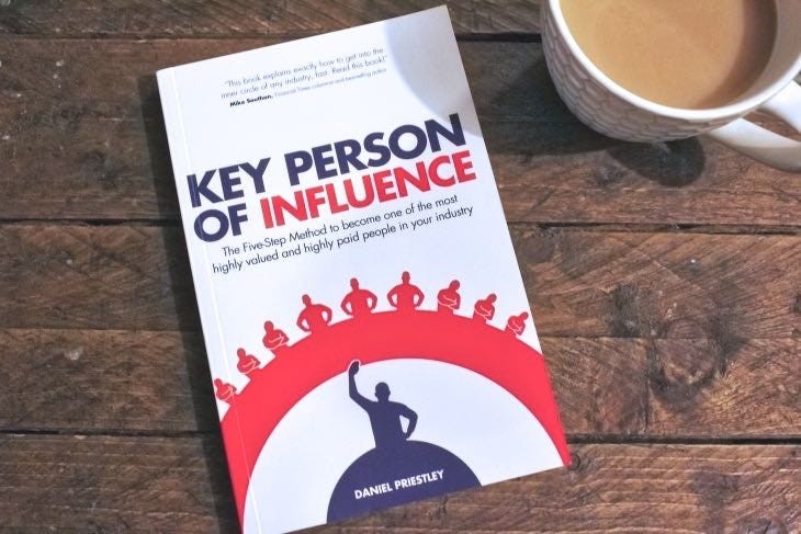 Key Person of Influence by Daniel Priestley book