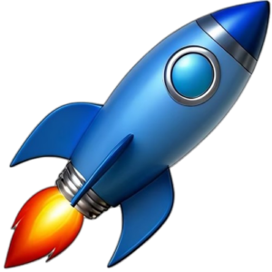 Rocket ship icon